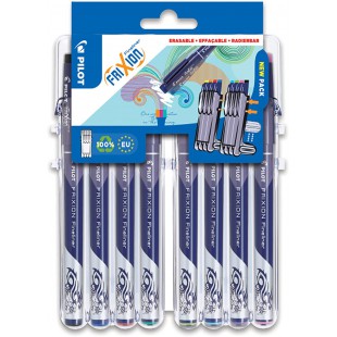 FriXion Fineliner - Set evolutif par 8 - Couleurs assorties - Pointe Fine