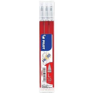 Lot de 3 : Recharges pour stylo friction rouge