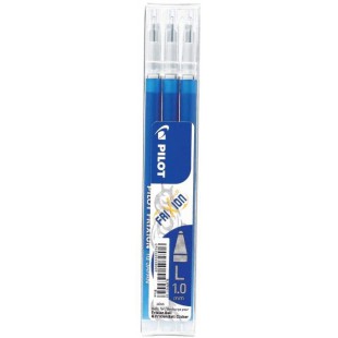 Lot de 3 : Recharges pour stylo friction bleu