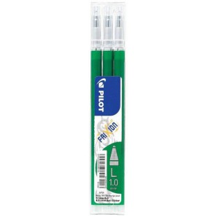 Lot de 3 : Recharges pour stylo friction vert