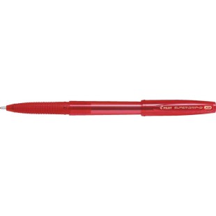 PILOT SUPER GRIP G Stylo bille Rouge