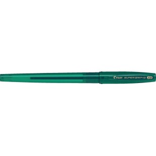 PILOT Stylo Bille SUPER GRIP G a  Capuchon Pte Extra Large Vert