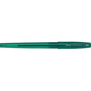 PILOT Stylo Bille SUPER GRIP G a  Capuchon Pte Extra Large Vert