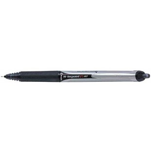 PILOT Stylos Roller a encre Retractable Hi-Tecpoint V5 RT pointe fine Noir