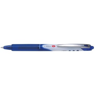 PILOT 29220 Roller V-ball 7 RT ecriture moyenne 0,5 mm encre liquide retractable grip caoutchouc clip metal recharge