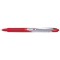 PILOT Stylo Roller Encre Liquide V-BALL 7 RT Retractable Pte Moyenne Rouge