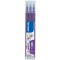 Lot de 3 : PILOT Recharges friXion Ball Clicker (BLS-FR5) Violet