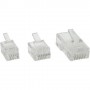 branchez InLine® modulaire 4P4C RJ10 pour le sertissage de câble plat, 10-pack