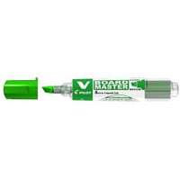 PILOT Marqueurs Rechargeable V BOARD MASTER Begreen Pte Biseaute Moyenne Vert