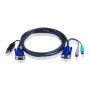 câble KVM série, ATEN USB-PS / 2, 2L 5503UP, longueur 3m