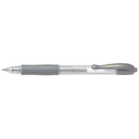 PILOT Lot de 12 Stylos bille a encre gel G2 07 Metallic Argent