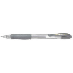 PILOT Lot de 12 Stylos bille a encre gel G2 07 Metallic Argent