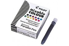 PILOT Lots de 12 cartouches d'encre pour stylos Parallel 12 couleurs
