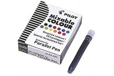PILOT Lots de 12 cartouches d'encre pour stylos Parallel 12 couleurs