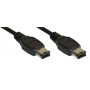 câble FireWire InLine®, IEEE1394 6 broches mâle / mâle, noir, 5m