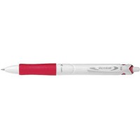 PILOT Stylo bille retractable Grip ACROBALL PURE WHITE 1.0 Trait 0,4 mm Rouge