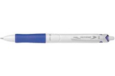 PILOT Stylo bille retractable Grip ACROBALL PURE WHITE 1.0 Trait 0,4 mm Bleu