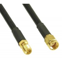 câble InLine® WLAN, prise R-SMA au couplage R-SMA, 10m
