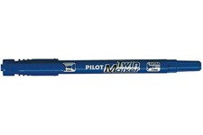 PILOT Marqueurs TWIN MARKER indelibile bleue 2 pointes ogives:fine et moyenne