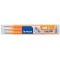 Lot de 3 : PILOT Recharges pour roller FRIXION BALL BLS-FR7 abricot