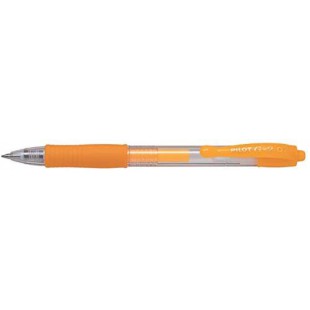 PILOT Stylo a encre gel G2 07 fluo, abricot fluo.