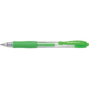 PILOT Stylo a encre gel G2 07 fluo vert fluo
