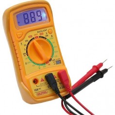 multimètre numérique professionnel, avec testeur de continuité audible, protection contre les chocs, la mesure de la température