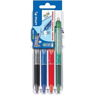 PILOT Stylo roller FRIXION BALL CLICKER 05 Set2Go, etui de 4
