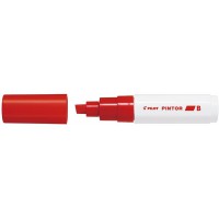 Pilot Pintor Marker Chisel Tip Broad Line Red