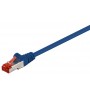 CAT 6 patch cable S/FTP (PiMF), blue