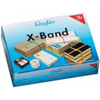 Laufer 59102 bracelets elastiques X Rondella, bandes elastiques croisees, elastiques 150 x 11 mm, diametre 100 mm, carton de 100