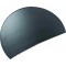 Laufer 49776 Sous-main arrondi Durella RONDO 50 x 74 cm (Noir) (Import Allemagne)