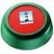 Chemin de 69238 anfeuchter pour humidifier des briefumschagen ou timbres, rond, etui 10,5 cm elastiche vertes, orange