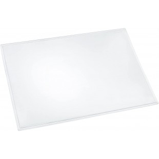 Laufer Durella 43600 Sous-main, transparent clair, 39 x 60 cm, pour un confort d'ecriture optimal