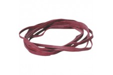 Laufer 51545 bracelets elastiques Rondella 150 x 10mm, diametre 100mm, elastiques a  10mm de large, carton de 50g, rouge