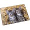 Laufer Sous-main de motif Katzen im Stroh