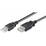 CABLE USB 2,0 MALE/FEMELLE 0,6m