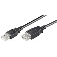 CABLE USB 2,0 MALE/FEMELLE 0,6m