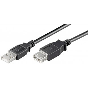 CABLE USB 2,0 MALE/FEMELLE 0,6m