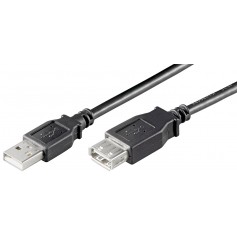 câble USB 2.0 pour la synchronisation et la recharge (type A) port USB 2.0 (type A)