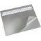 - sous-main DURELLA DS, 520 x 650 mm, gris totalement recouvert d'un film plastique transparent antieblouissant, calendrier 3 an