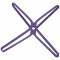 Laufer 59075 bracelets elastiques X Rondella, bandes elastiques croisees, elastiques 150 x 11 mm, diametre 100 mm, boite de 30g,