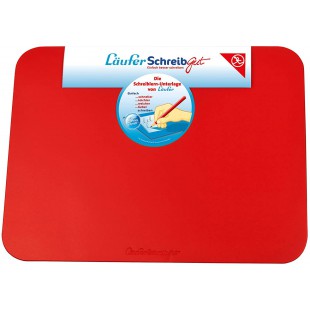 LAUFER - sous-mains SchreibGut, couleur: rouge cerise dimensions: (L)335 x (P)450 mm, robuste, surfa