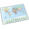 Laufer 45351 Sous-main carte du monde en langue allemande 40 x 53 cm (Import Allemagne)