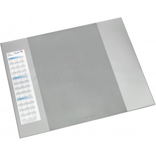 Chemin de 42653 DURELLA D2 Sous-main avec barre laterale gauche et droite Transparent, gris, antiderapante Sous-main 52 x 65 cm