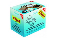 Laufer 59079 bracelets elastiques X Rondella, bandes elastiques croisees, elastiques 150 x 11 mm, diametre 100 mm, carton de 500