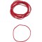 Laufer 50645 elastiques Rondella No. 13, diametre 85 mm, carton de 50g, rouge, particulierement durable