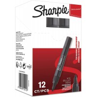 Sharpie M15 S0192584 Marqueur Pointe Moyenne Noir Lot de 12