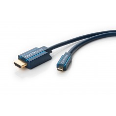Micro-HDMI™ adaptor cable with Ethernet