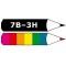 Chemin de 1240 Gomme en caoutchouc 7041-20 Blanc